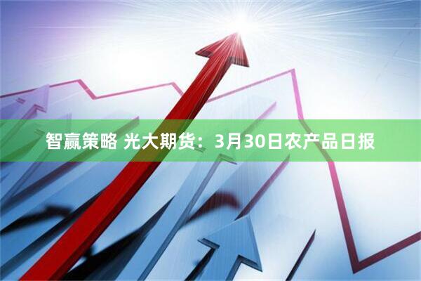 智赢策略 光大期货：3月30日农产品日报