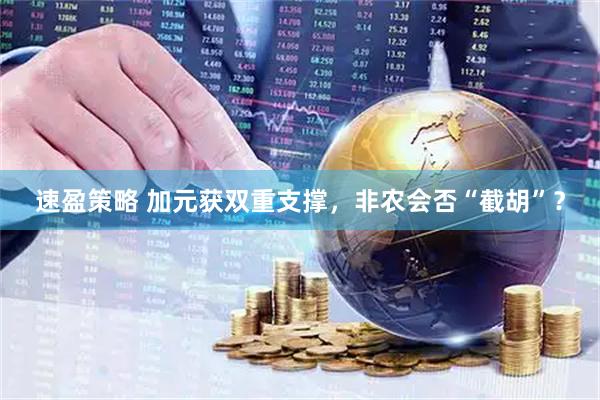 速盈策略 加元获双重支撑，非农会否“截胡”？